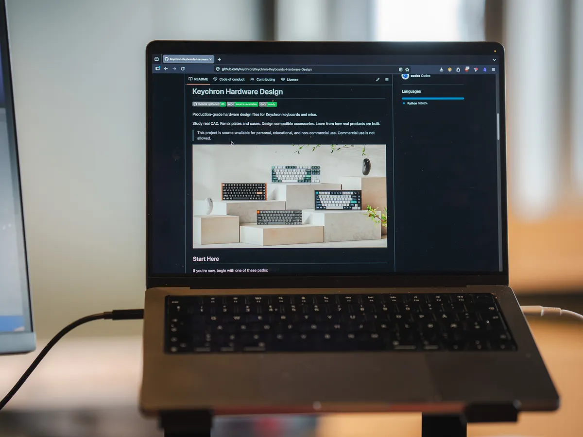 Keychron legger ut CAD-filer på GitHub. Alt sammen!