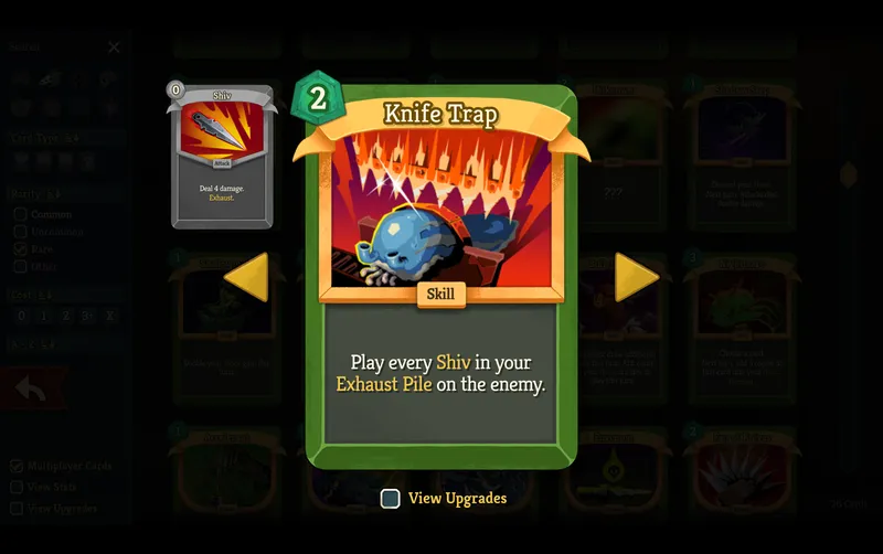 Knife Trap-kortet i Slay the Spire 2