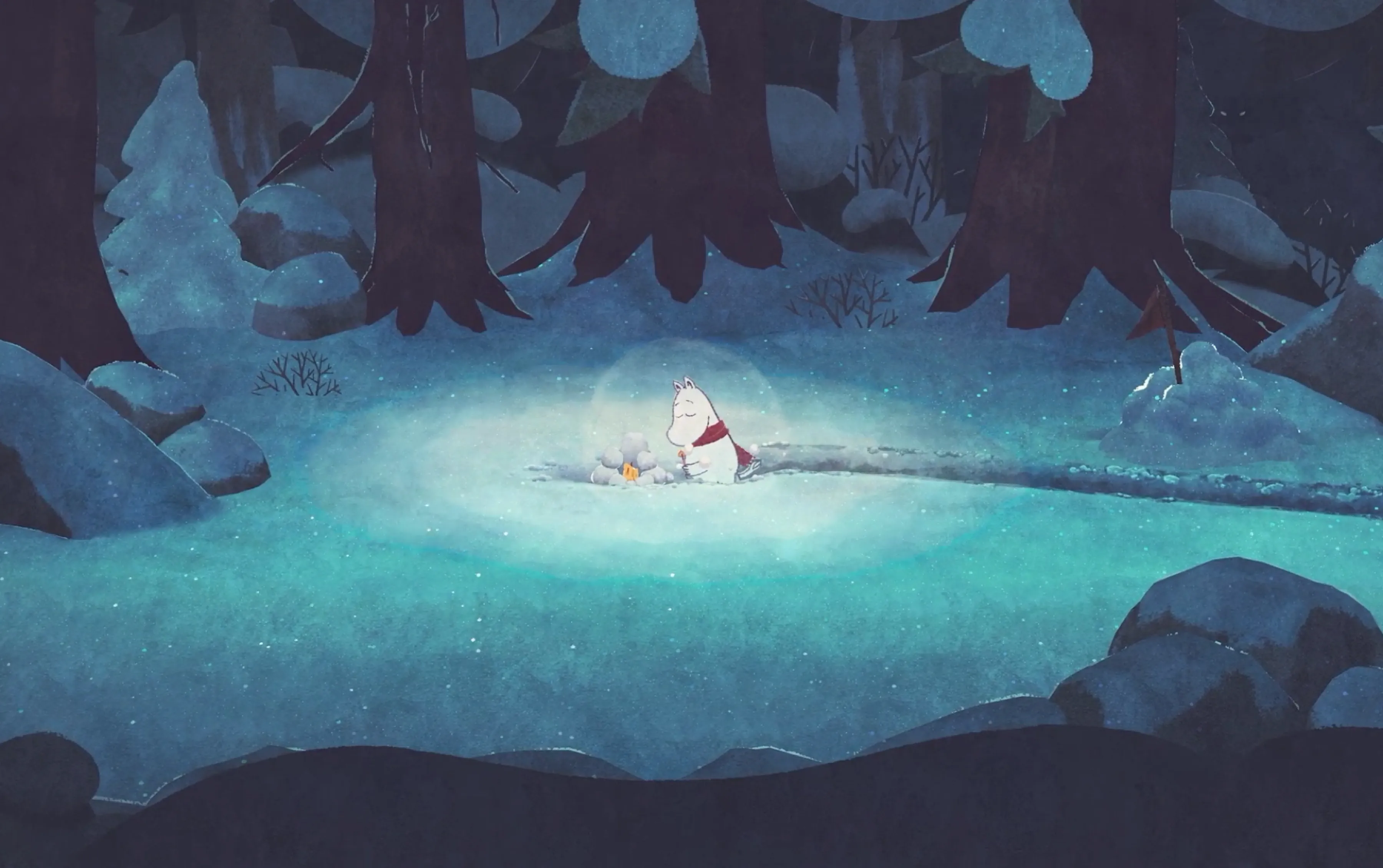 Scene fra Mummitrollet: Winter's Warmth
