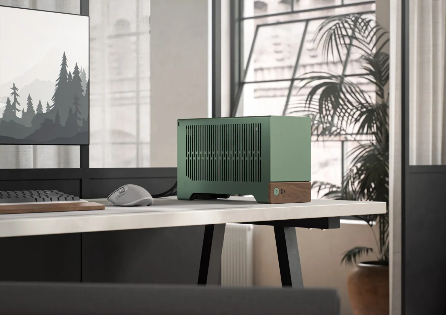 Fractal Design Terra i fargen Jade