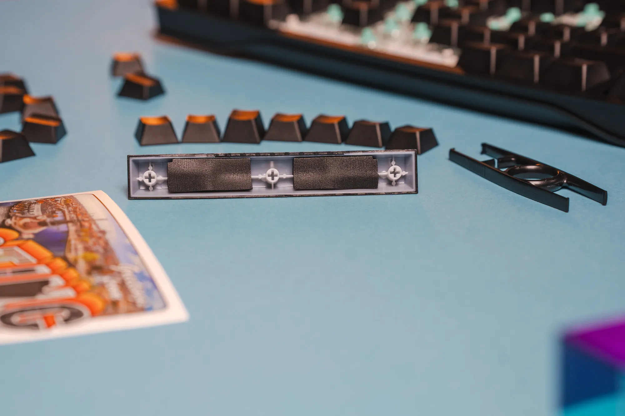 The spacebar already comes pre padded!