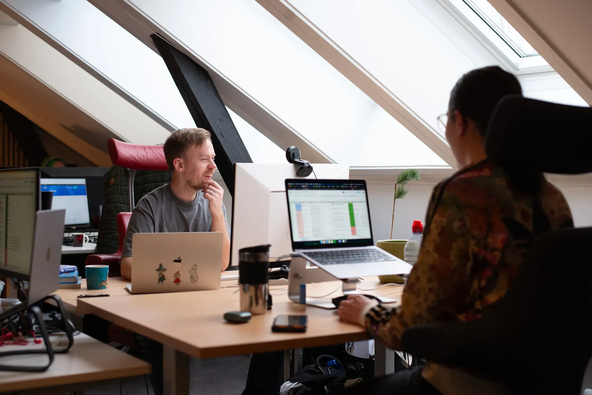 Are Sundnes på kontoret til Hyper Games