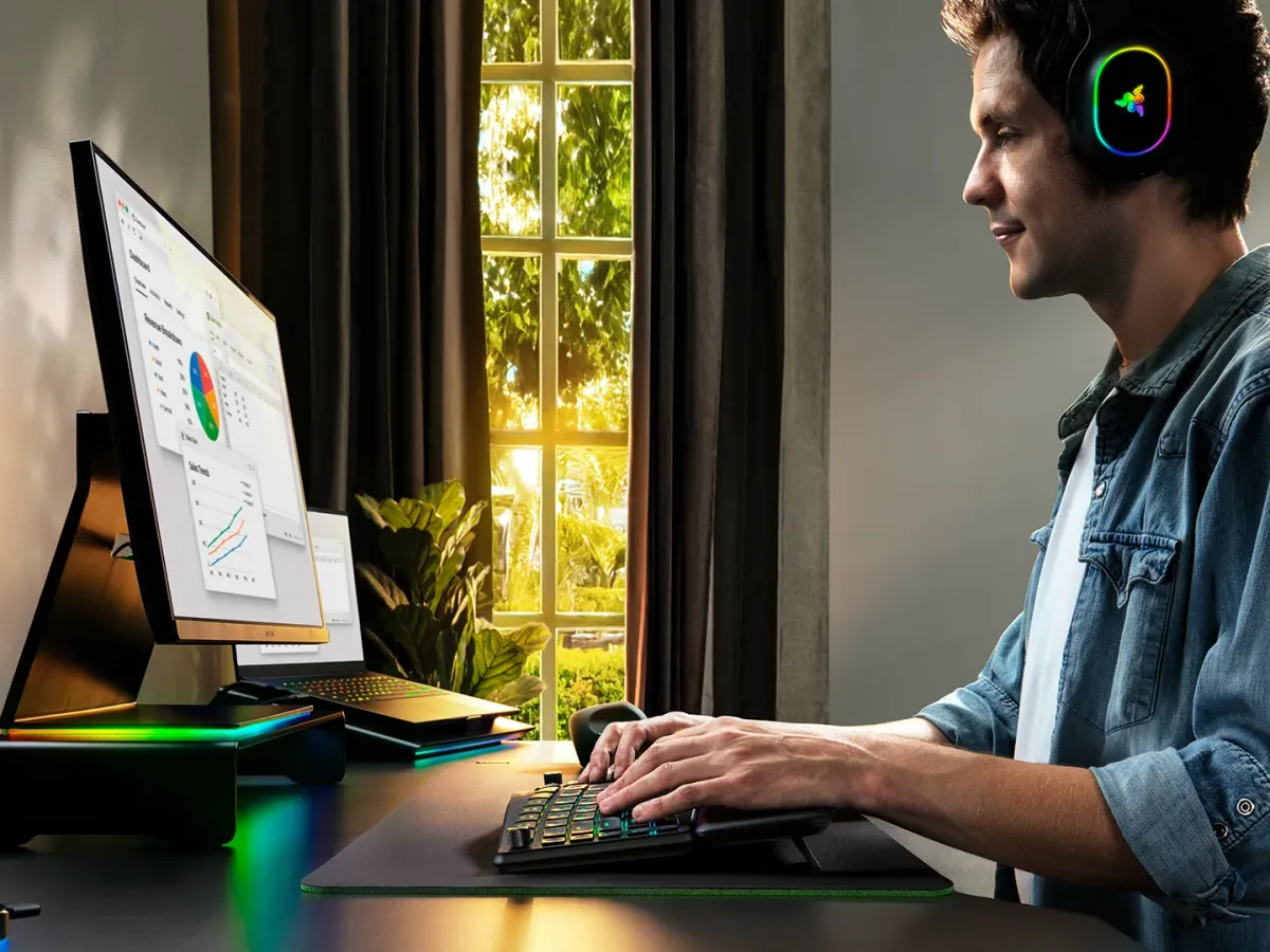 Razer Pro Type Ergo: delt ergonomisk tastatur for jobb