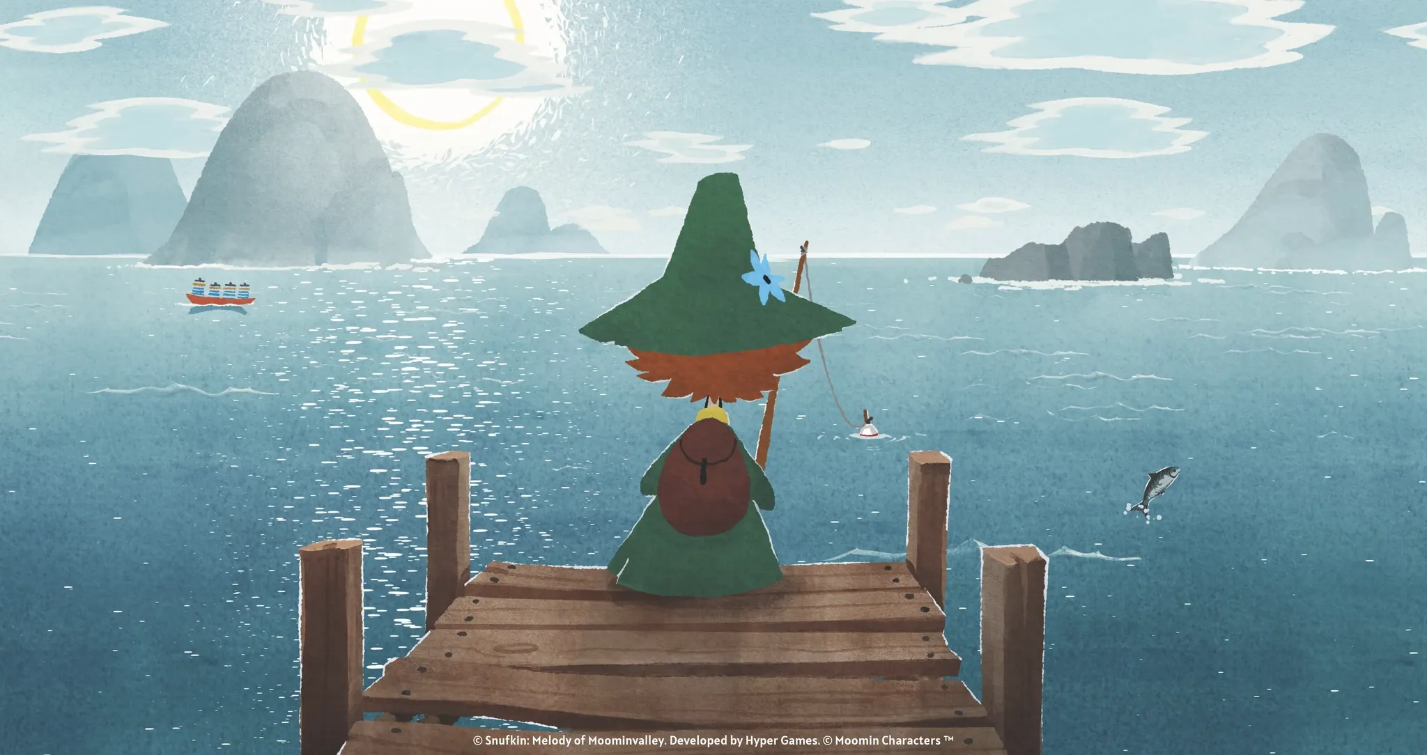 Snufkin fishing
